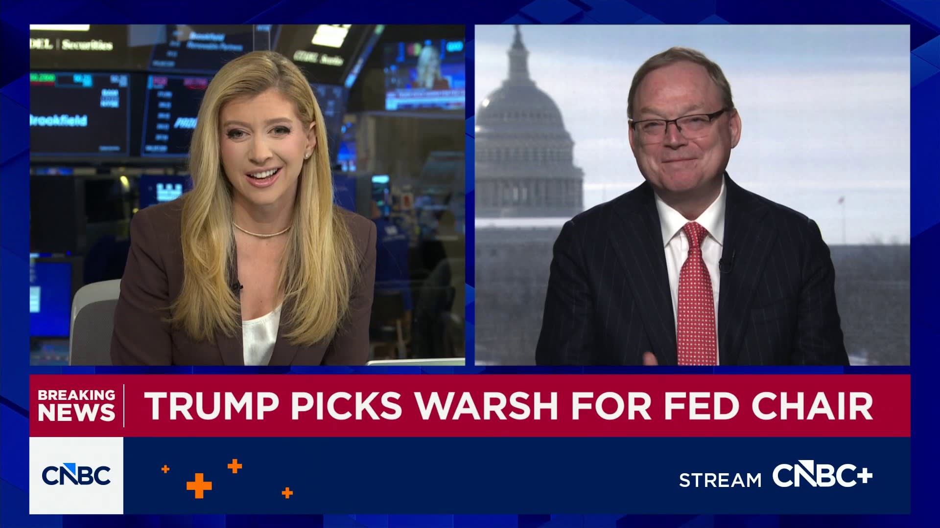 President Trump made 'a great choice' picking Kevin Warsh as Fed chair, says Kevin Hassett