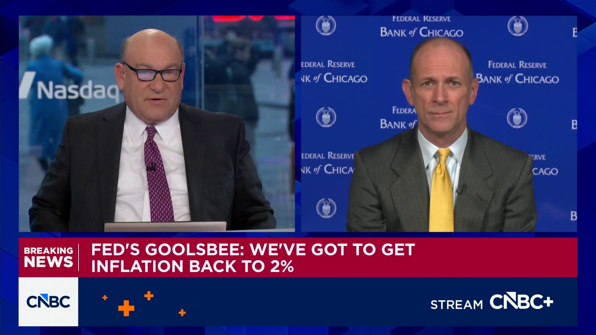 Chicago Fed President Goolsbee: Inflation could come 'roaring back' if Fed independence goes away