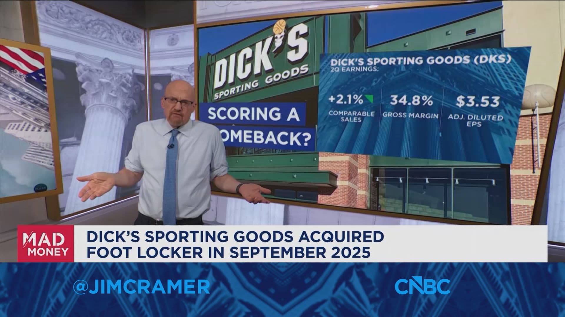 The real pain for Dick's is coming from the Foot Locker acquisition